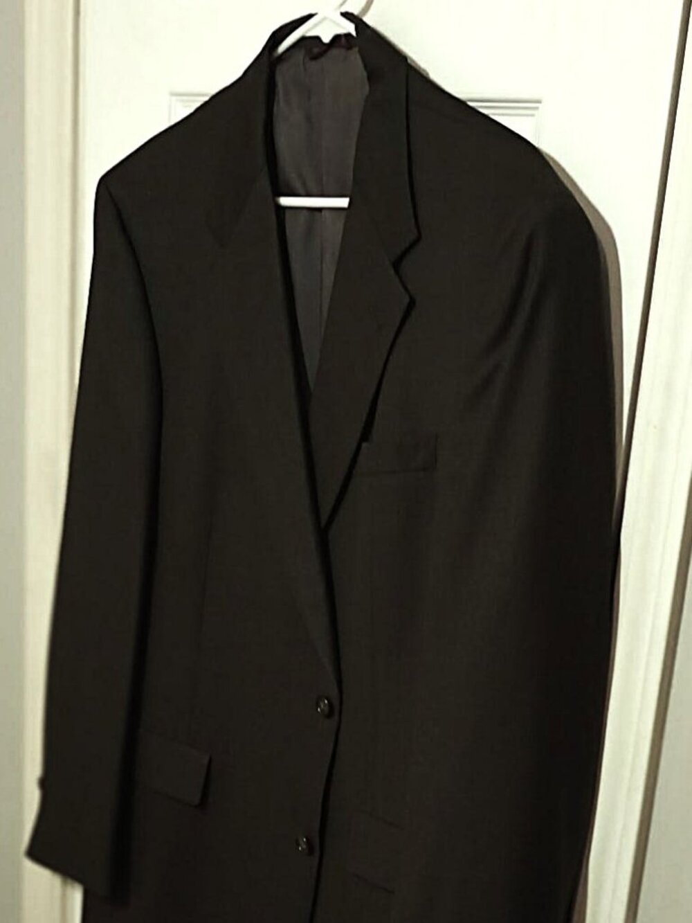 Hart Schaffner & Marx Men Greenish Gray Blazer Only  44L